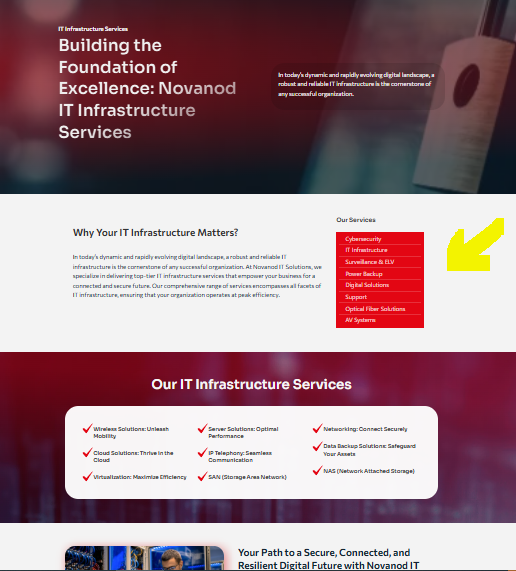 Innovators IT infrastructure